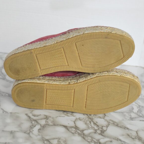 Gaimo Since 1987 Leather Espadrilles EU 39 Size 8 - Picture 8 of 9